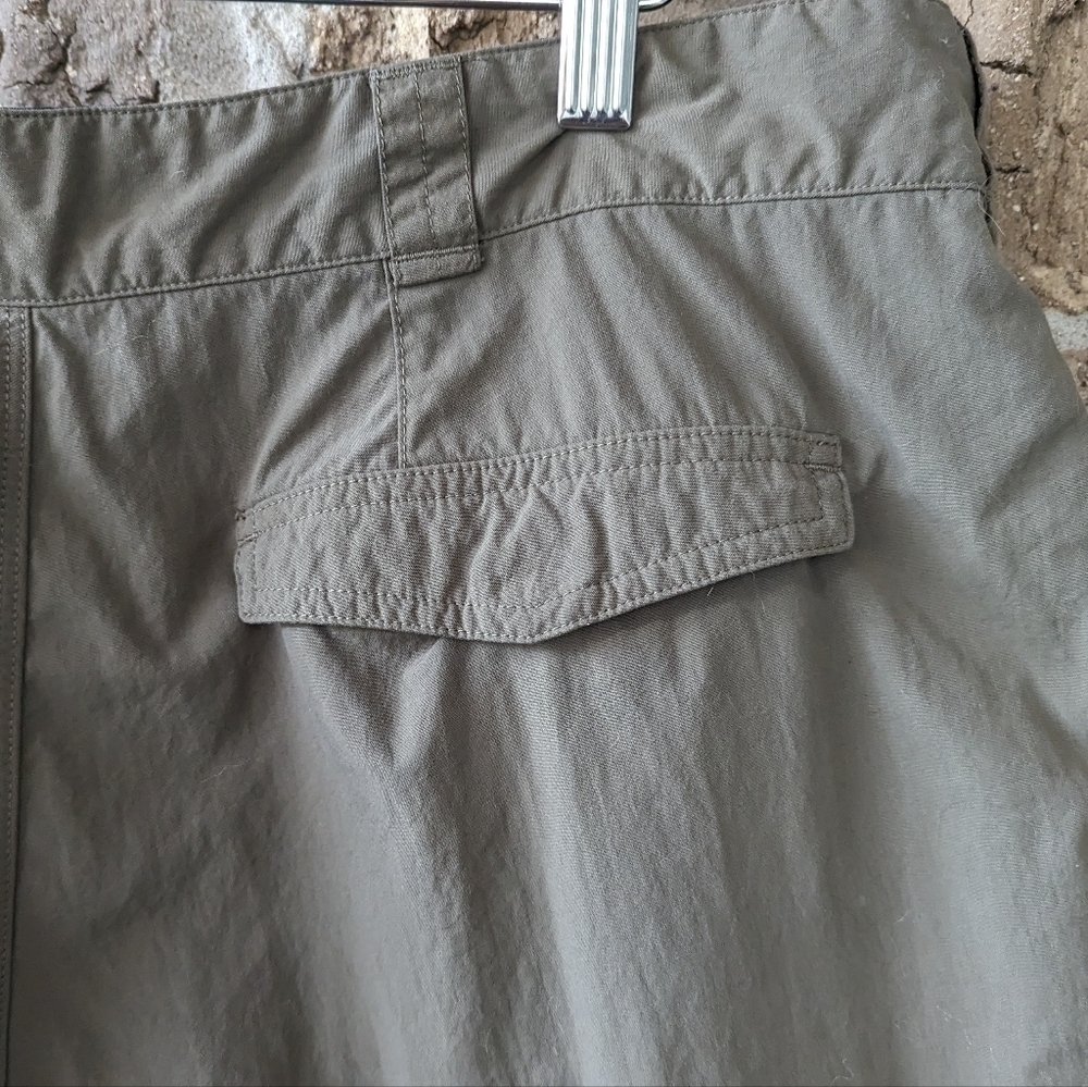 Eastern Mountain Sports Forest Brown 100% Nylon Hiking Shorts Size 16 - Picture 3 of 7